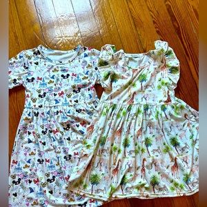Adorable boutique Disney dresses size 7/8